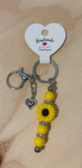 Heart Charm Yellow Daisy