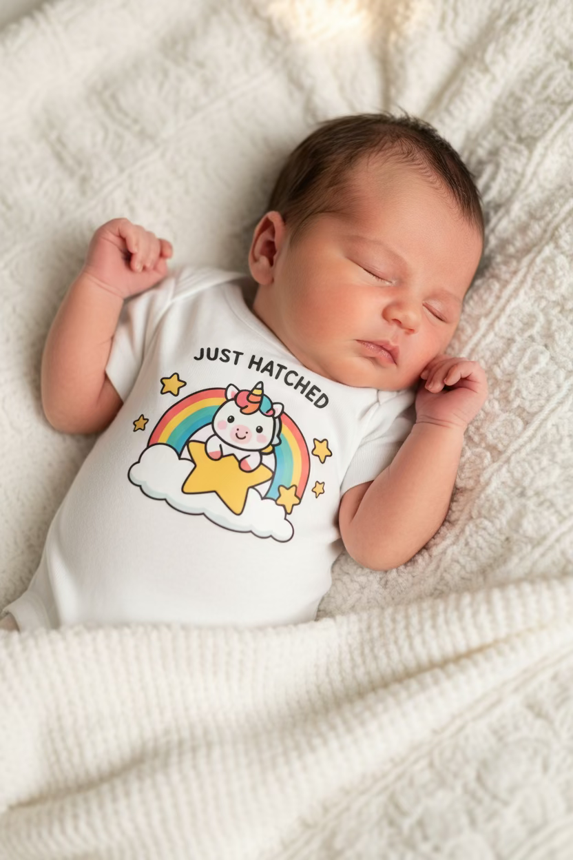 Just Hatched Unicorn Newborn