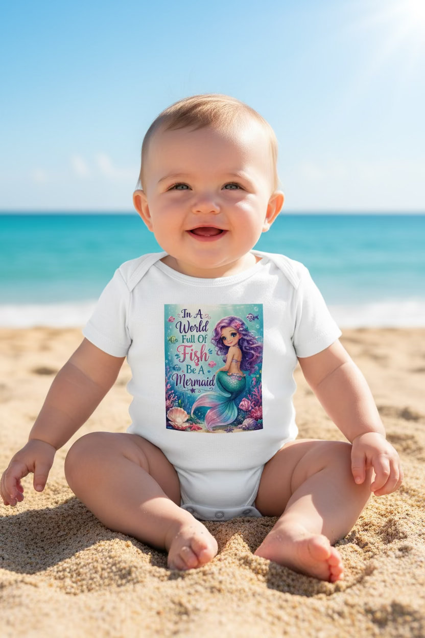 Be A Mermaid Infant Size 6-9 Months