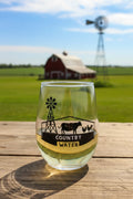 Country Water Stemless Wine Glass 8.5oz